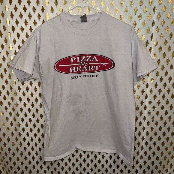 No Brand Other - Pizza my heart Monterey California souvenir shirt size M